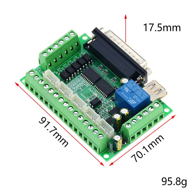 5-осевой интерфейсный адаптер  – обзор и цена 5 Axis Cnc Breakout Board Interface Mach3