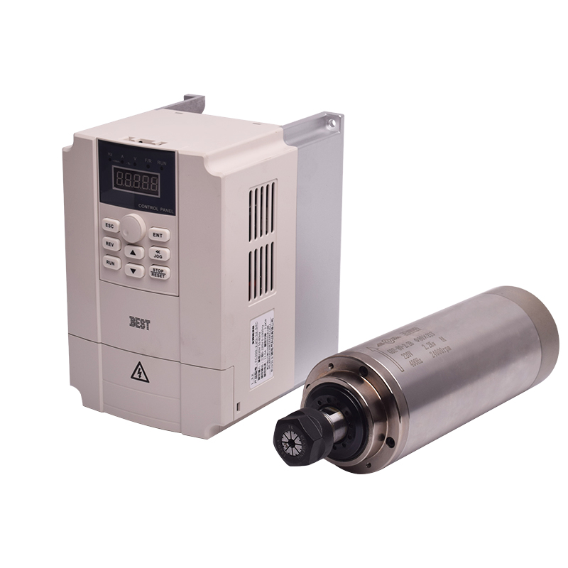 Высокоскоростной шпиндель GDZ  – обзор и цена 2.2Kw Water Cooled Spindle Kit Vfd