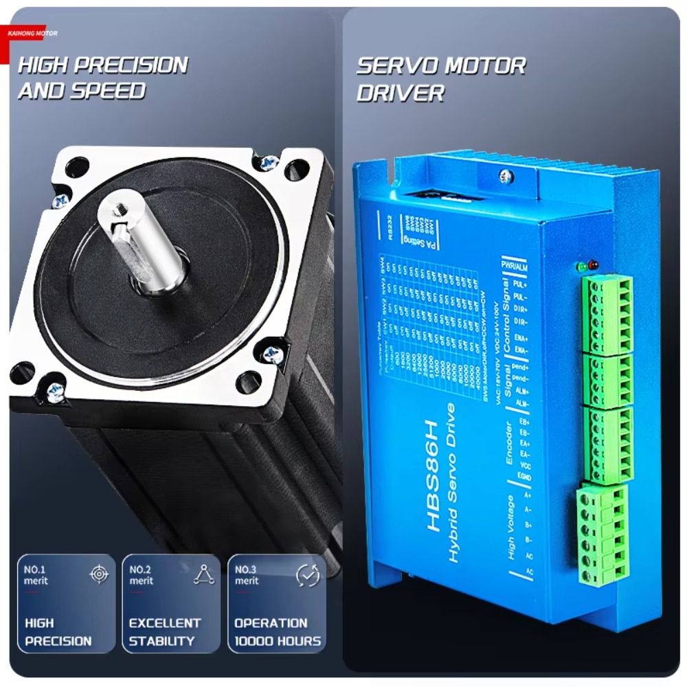 Гибридный сервопривод с замкну – обзор и цена Hybrid Servo Driver Nema 34 8.5Nm
