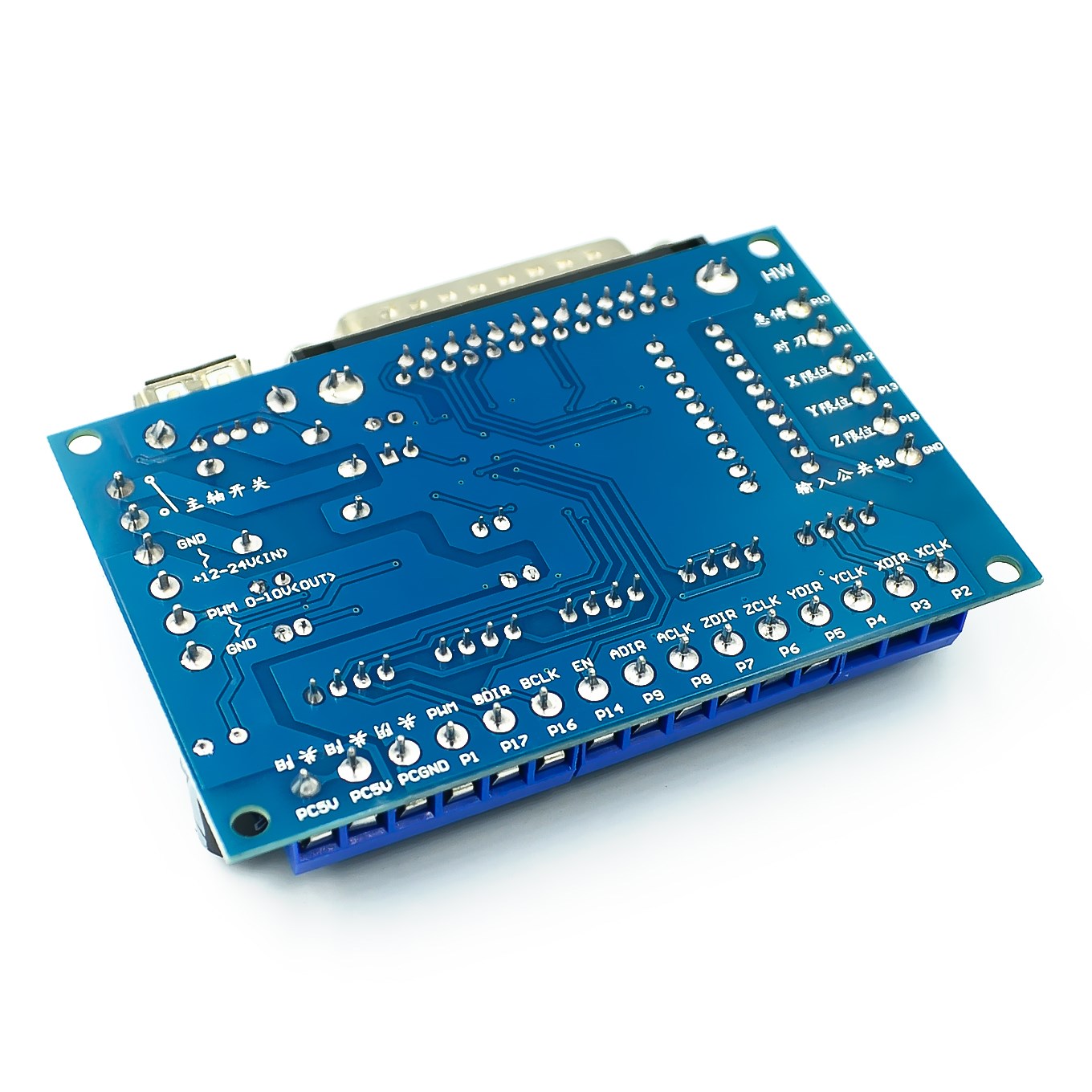 Модернизированная 5-осевая ком – обзор и цена 5 Axis Cnc Breakout Board Interface Mach3