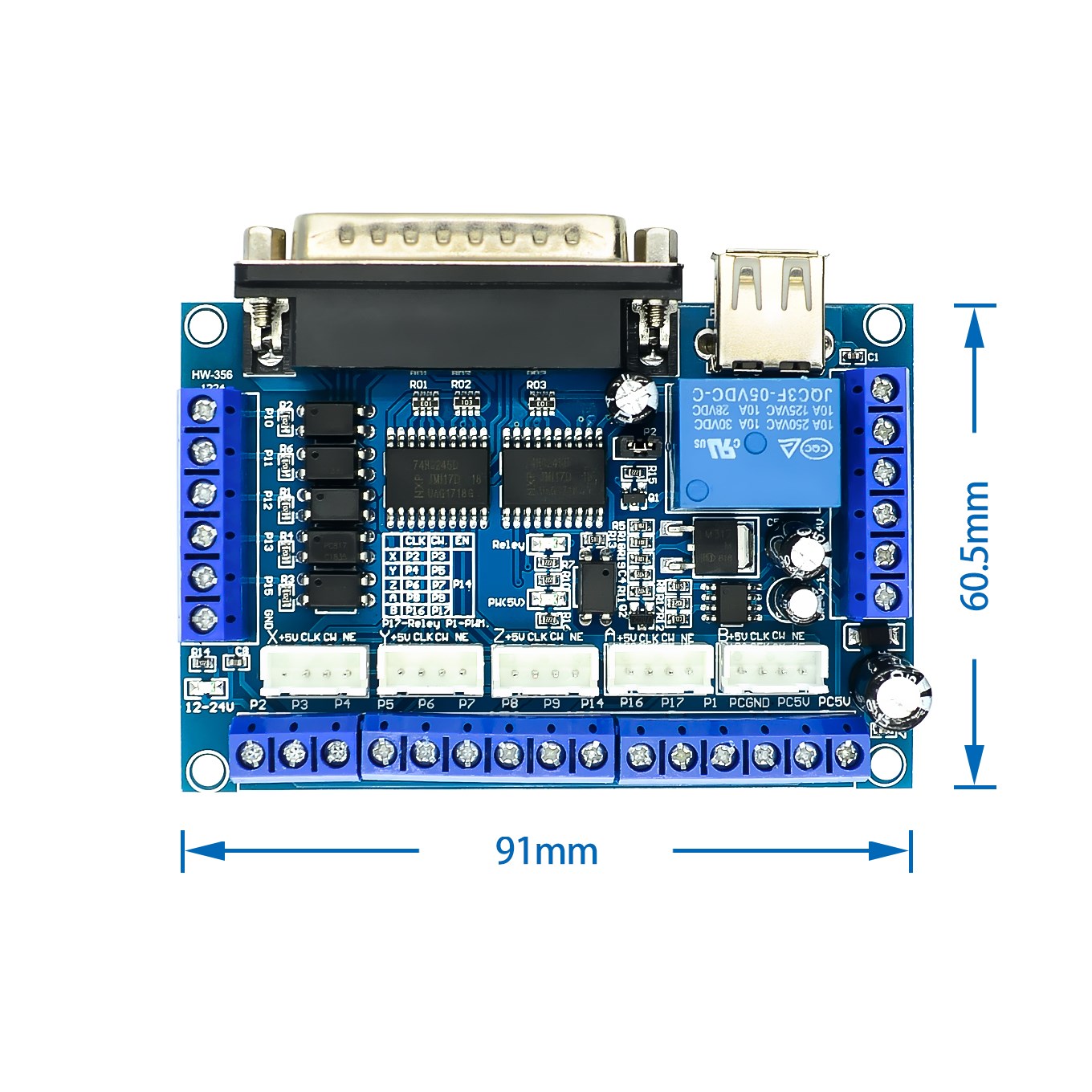 Модернизированная 5-осевая ком – обзор и цена 5 Axis Cnc Breakout Board Interface Mach3